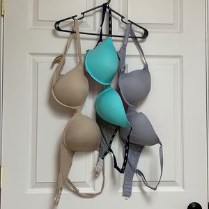 Three Victoria’s Secret push-up bras!